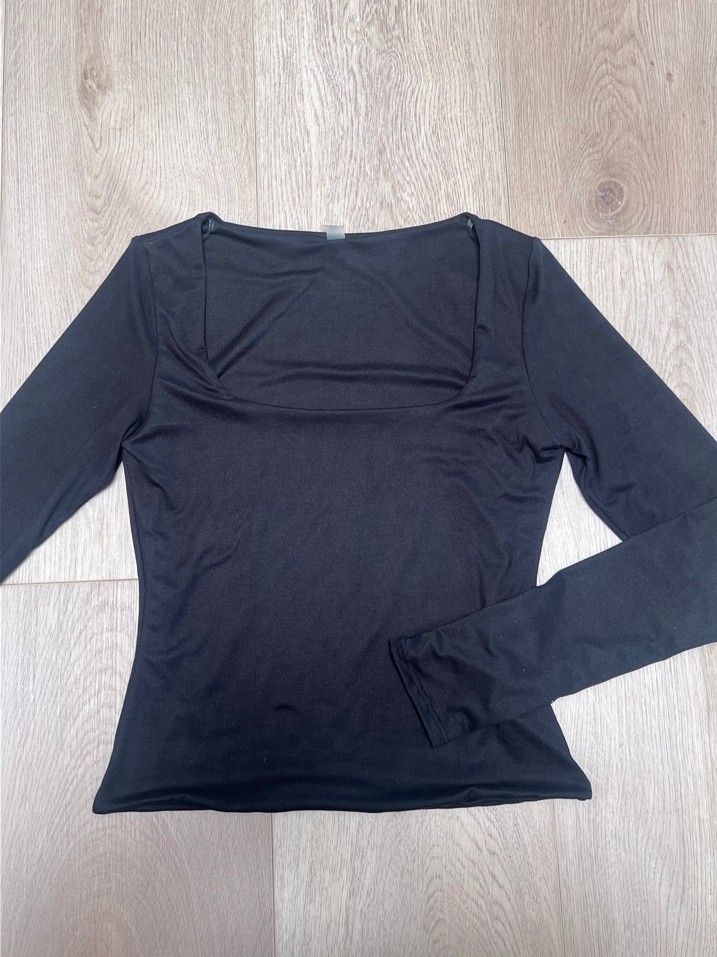 Amelia Buttery Scoop Neck Long Sleeve