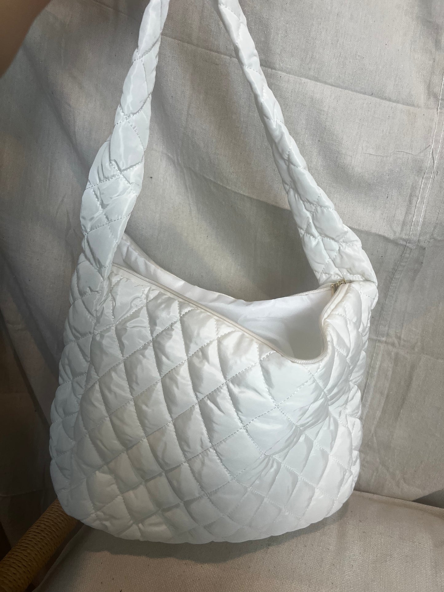 BIBI PLAID TOTE BAG
