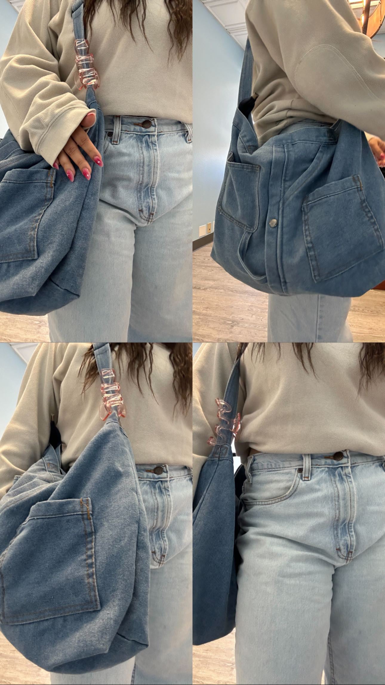 DEVON DENIM TOTE BAG
