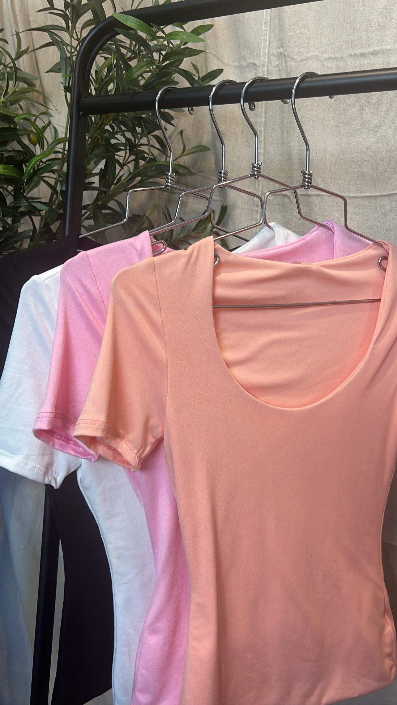 April Buttery Scoop Neck Shirt