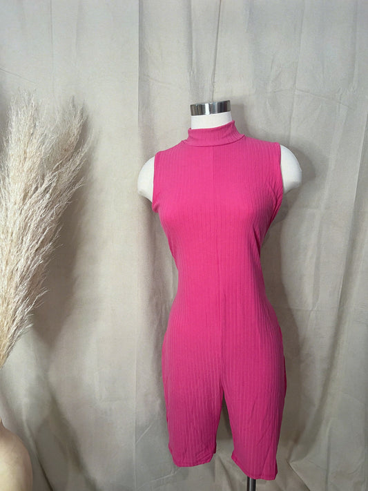 Julie Mock Neck Romper