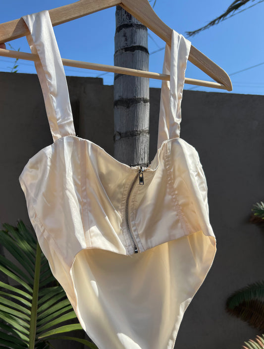 Steph Satin Corset Top