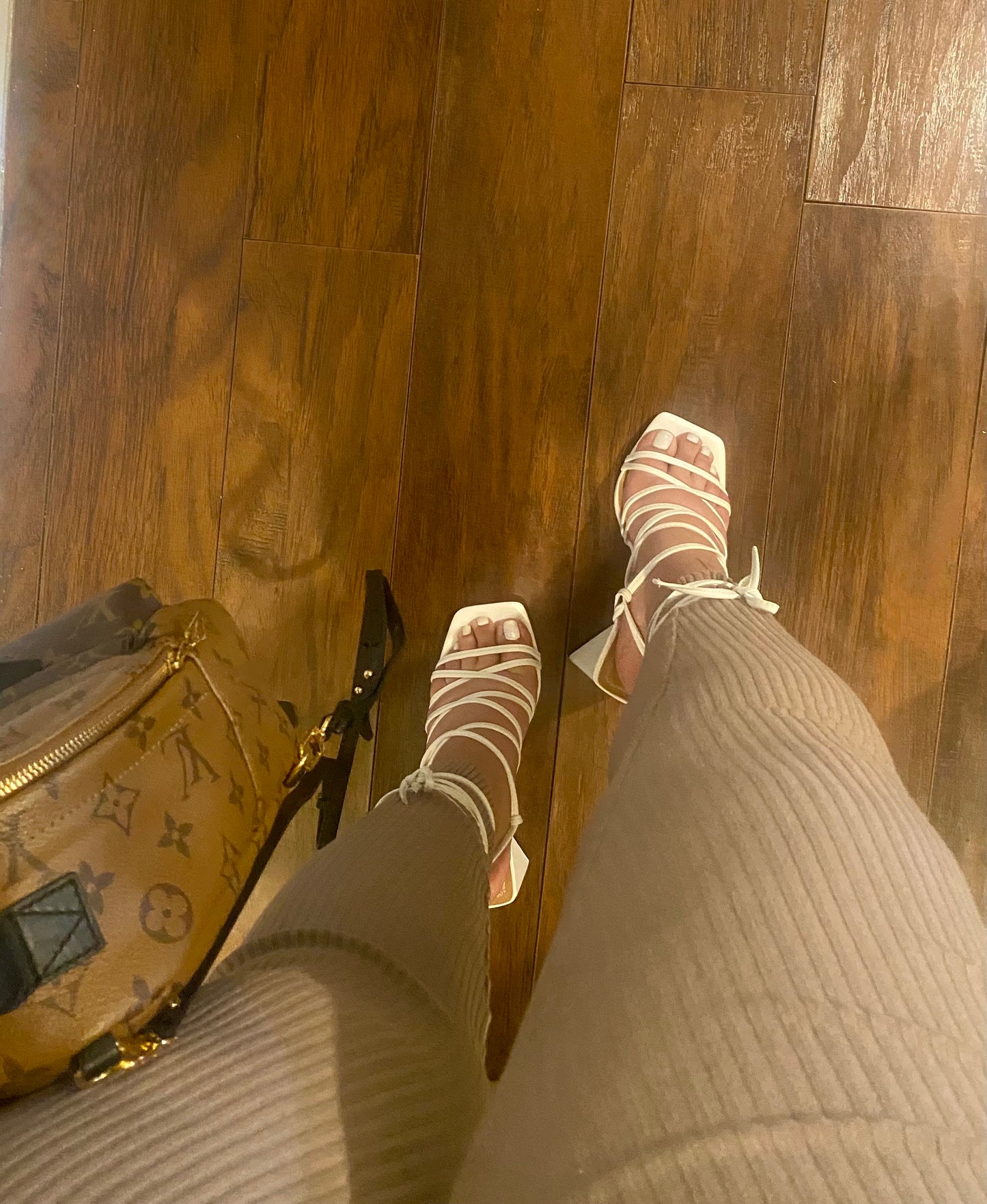 Yazmin Lace Up Heel