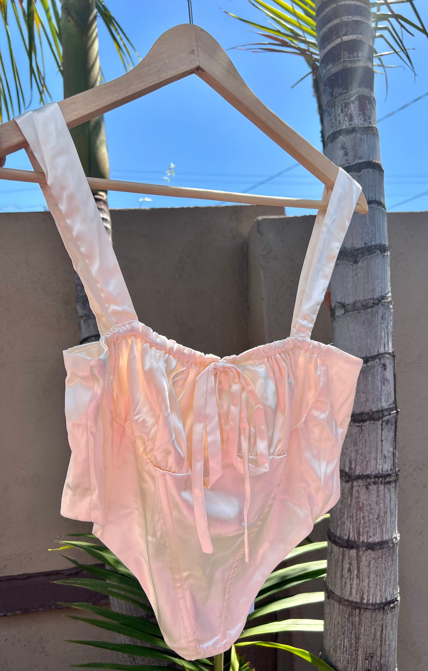 Steph Satin Corset Top