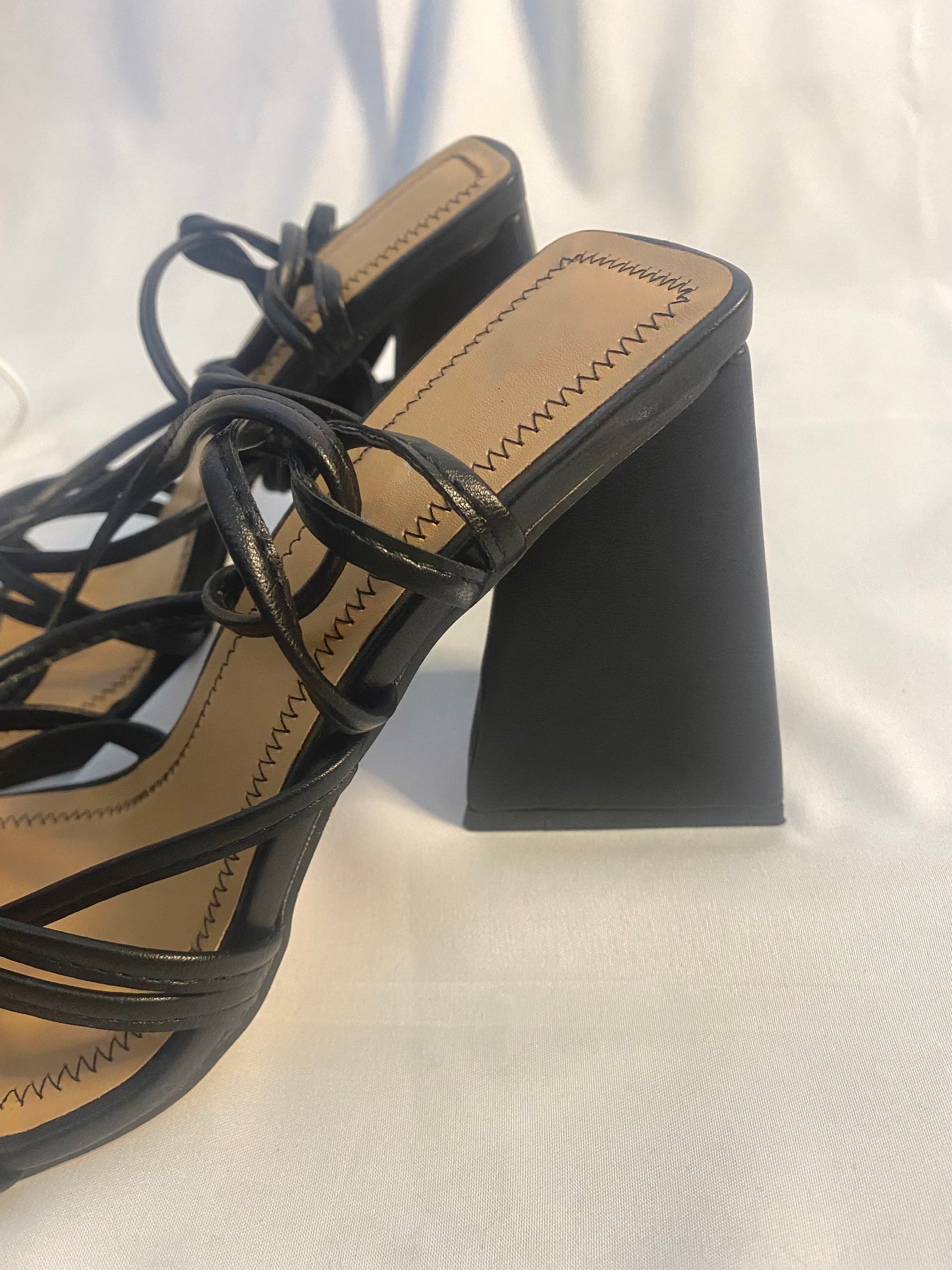 Yazmin Lace Up Heel