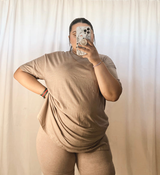 Vibe With Me Biker Short Set